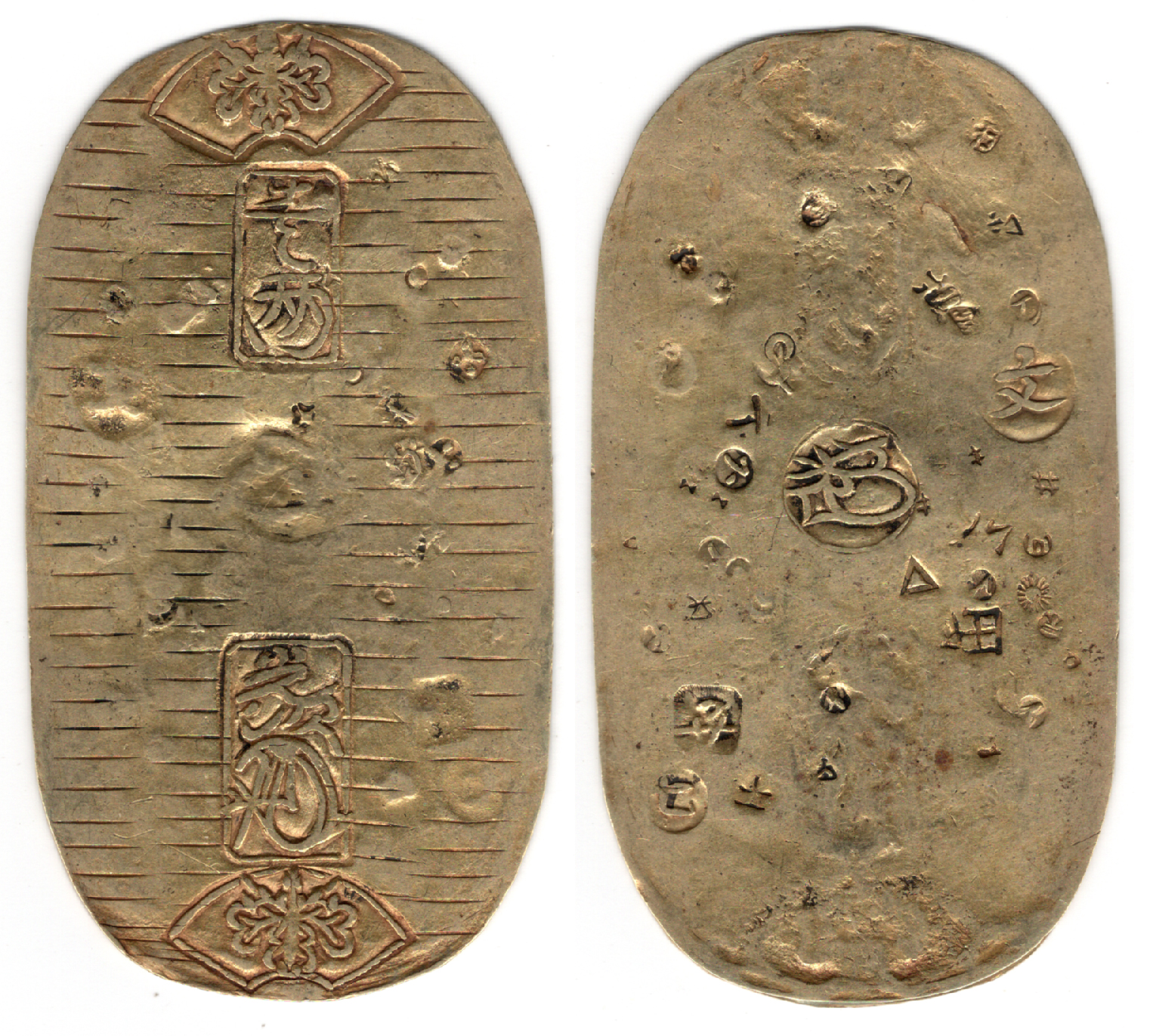 №24　元文小判金　アナ七