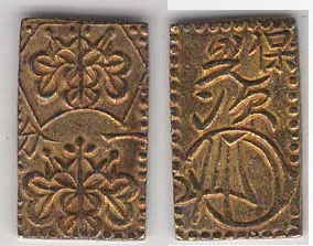 №44 天保一分判金 桐面額縁様